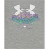 image:imageUnder Armour Girls 2piece Short Sleeve Tee and Shorts Set Lightweight and ComfortableGray Daisy Field