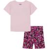 image:imageUnder Armour Girls 2piece Short Sleeve Tee and Shorts Set Lightweight and ComfortablePink Bike