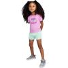 image:imageUnder Armour Girls 2piece Short Sleeve Tee and Shorts Set Lightweight and ComfortablePink Dawn Tech