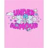 image:imageUnder Armour Girls 2piece Short Sleeve Tee and Shorts Set Lightweight and ComfortablePink Dawn Tech
