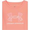 image:imageUnder Armour Girls 2piece Short Sleeve Tee and Shorts Set Lightweight and ComfortablePosh Pink Mesh