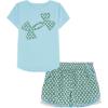 image:imageUnder Armour Girls 2piece Short Sleeve Tee and Shorts Set Lightweight and ComfortableStream