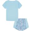 image:imageUnder Armour Girls 2piece Short Sleeve Tee and Shorts Set Lightweight and ComfortableStream Print Mesh