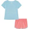 image:imageUnder Armour Girls 2piece Short Sleeve Tee and Shorts Set Lightweight and ComfortableStream Twist