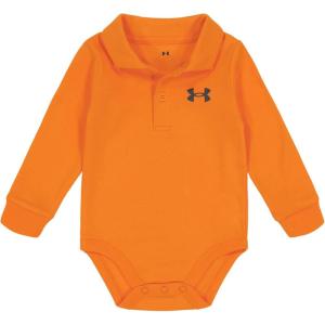 image:imageUnder Armour Baby Boys Bodysuit Logo Polo Short and Long SleeveOrange Frost Ls