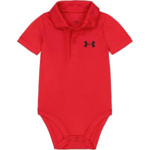 image:imageUnder Armour Baby Boys Bodysuit Logo Polo Short and Long SleeveRed Ua