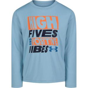 image:imageUnder Armour Boys Long Sleeve Logo Graphic TShirt Lightweight amp Breathable Relaxed FitBlizzard Verbiage