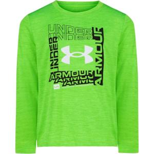 image:imageUnder Armour Boys Long Sleeve Logo Graphic TShirt Lightweight amp Breathable Relaxed FitGreen Frame Twist