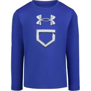 image:imageUnder Armour Boys Long Sleeve Logo Graphic TShirt Lightweight amp Breathable Relaxed FitTeam Royal Base