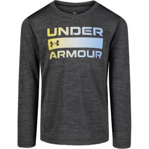 image:imageUnder Armour Boys Long Sleeve Logo Graphic TShirt Lightweight amp Breathable Relaxed FitTech Twist Black
