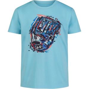 image:imageUnder Armour Boys Short Sleeve Baseball Graphic TShirt Lightweight amp Breathable Relaxed FitBrushy Mitt Blue