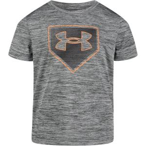 image:imageUnder Armour Boys Short Sleeve Baseball Graphic TShirt Lightweight amp Breathable Relaxed FitGray Plate Eli