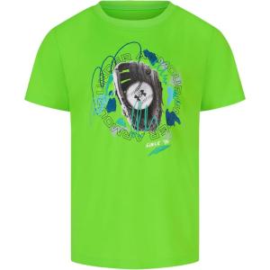 image:imageUnder Armour Boys Short Sleeve Baseball Graphic TShirt Lightweight amp Breathable Relaxed FitHyper Green Curve