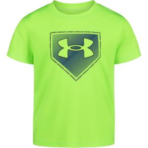image:imageUnder Armour Boys Short Sleeve Baseball Graphic TShirt Lightweight amp Breathable Relaxed FitLime Plate Eli