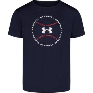 image:imageUnder Armour Boys Short Sleeve Baseball Graphic TShirt Lightweight amp Breathable Relaxed FitNavy All Ball