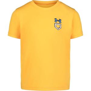 image:imageUnder Armour Boys Short Sleeve Baseball Graphic TShirt Lightweight amp Breathable Relaxed FitOrange Nova Logo