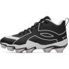 image:imageUnder Armour Boys Leadoff Icon Mid Rm Jr Baseball Cleats001 BlackWhiteBlack