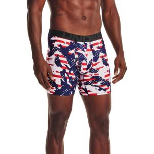 image:imageUnder Armour Tech 6 Boxerjock 2PackMidnight Navy 410Red