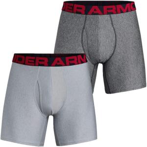 image:imageUnder Armour Tech 6 Boxerjock 2PackMod Gray Light Heather 011Jet Gray Light Heather