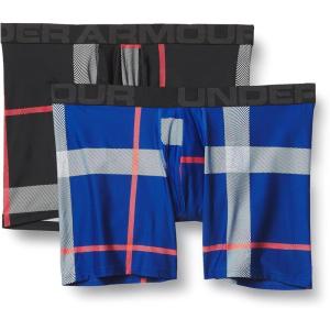 image:imageUnder Armour Tech 6 Boxerjock 2PackTech Blue 432Black