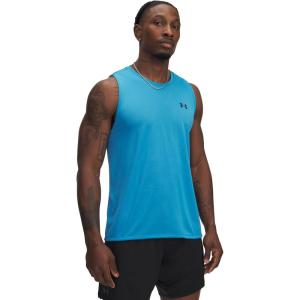 image:imageUnder Armour Tech Tank Top452 Ether Blue   Black
