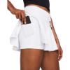 image:imageUnder Armour Motion Skort100 White   Halo Gray