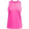 image:imageUnder Armour Tech Tank Solid652 Rebel Pink   White