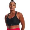 image:imageUnder Armour Womens Continuum High Impact Sports Bra001 Black   Metallic Silver