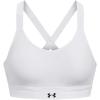 image:imageUnder Armour Womens Continuum High Impact Sports Bra100 White   Metallic Silver