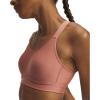 image:imageUnder Armour Womens Continuum High Impact Sports Bra698 Canyon Pink   Metallic Silver