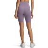 image:imageUnder Armour Womens Movement Bike Shorts550 Violet Gray   Metallic Silver