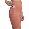 image:imageUnder Armour Womens Movement Bike Shorts696 Canyon Pink   Metallic Silver