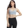 image:imageUnder Armour Womens Movement Bralette465 Harbor Blue   Metallic Silver