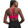 image:imageUnder Armour Womens Movement Bralette681 Shaded Fuchsia   Metallic Silver