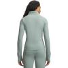 image:imageUnder Armour womens Movement Full Zip Jacket348 Silica Green   Metallic Silver