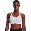 image:imageUnder Armour Womens Continuum High Impact Sports Bra100 White   Metallic Silver