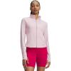 image:imageUnder Armour womens Movement Full Zip Jacket647 Prime Pink   Metallic Silver