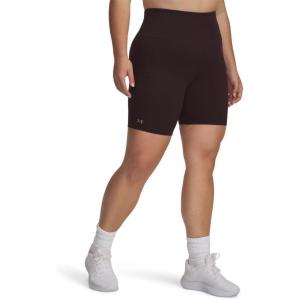 image:imageUnder Armour Womens Movement Bike Shorts227 Brown Obsidian   Metallic Silver