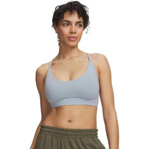 image:imageUnder Armour Womens Movement Bralette465 Harbor Blue   Metallic Silver