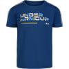 image:imageUnder Armour Womens Kid Retro Wordmark Short Sleeve Shirt Little KidBig Kid Graphite Blue 4 Little Kid