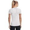 image:imageUnder Armour HeatGear Authentics Compression Short Sleeve101 White   Halo Gray