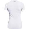 image:imageUnder Armour HeatGear Authentics Compression Short Sleeve101 White   Halo Gray