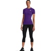 image:imageUnder Armour HeatGear Authentics Compression Short SleevePurple 500White