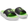 image:imageUnder Armour Mens Ignite Pro Fixed Band Slides003 BlackWhiteHyper Green