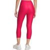 image:imageUnder Armour Womens HeatGear High Waisted Pocketed CapriShaded FuchsiaWhite