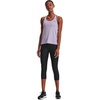 image:imageUnder Armour Womens HeatGear High Waisted Pocketed CapriShaded FuchsiaWhite