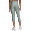 image:imageUnder Armour Womens HeatGear High Waisted Pocketed CapriSilica GreenWhite
