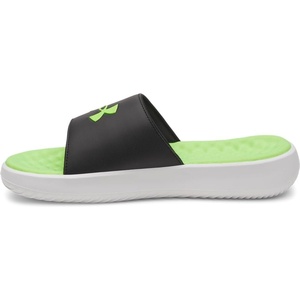 image:imageUnder Armour Mens Ignite Pro Fixed Band Slides003 BlackWhiteHyper Green
