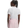 image:imageUnder Armour Womens Short Sleeve Golf Polo100 White   Halo Gray