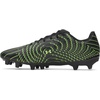 image:imageUnder Armour UnisexAdult Mach 1 Club Soccer Cleats001 BlackTitan GrayHyper Green